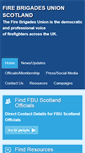 Mobile Screenshot of fbuscotland.org